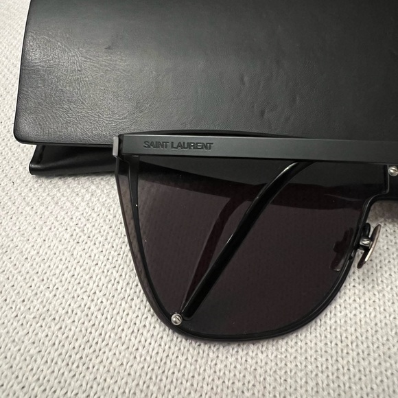 Saint Laurent sunglasses. Purchased from Bloomingdales. - Picture 4 of 7